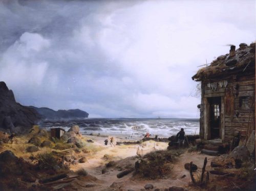 Achenbach, Andreas: Der Schiffbruch, 1837