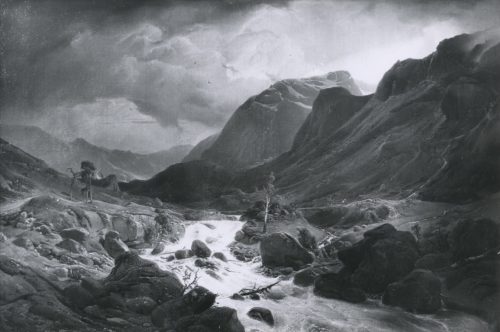Achenbach, Andreas: Gebirgsbach, 1839