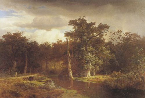 Achenbach, Andreas: Herbstliche Waldlandschaft, 1843