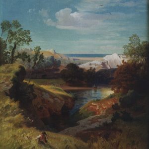 Achenbach, Andreas: Italienischer Bergsee, 1844