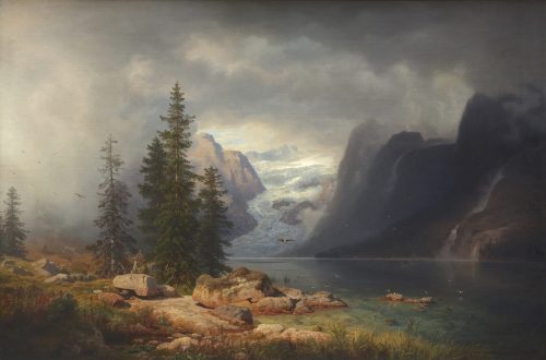 Achenbach, Andreas: Norwegischer Fjord, 1847