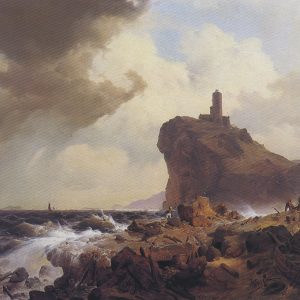 Achenbach, Andreas: Norwegische Küste, 1837