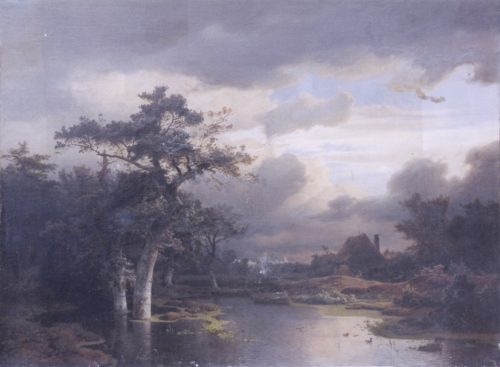Achenbach, Andreas: Westfälische Landschaft, 1842