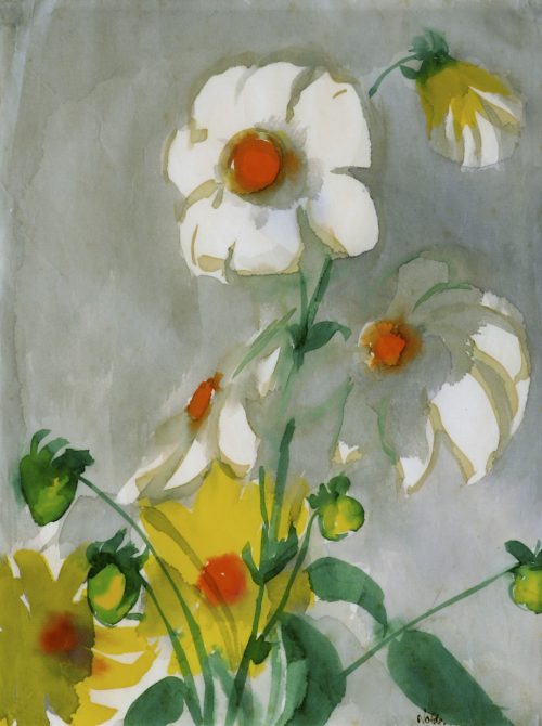 Nolde, Emil: Blühende Dahlien