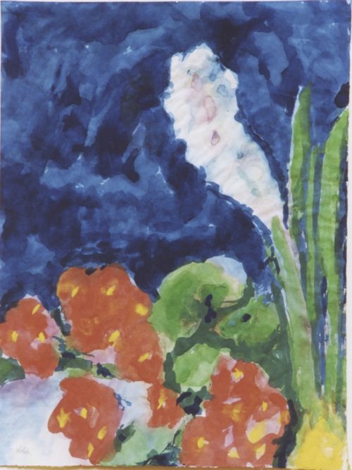 Nolde, Emil: Hyazinthe und Begonie
