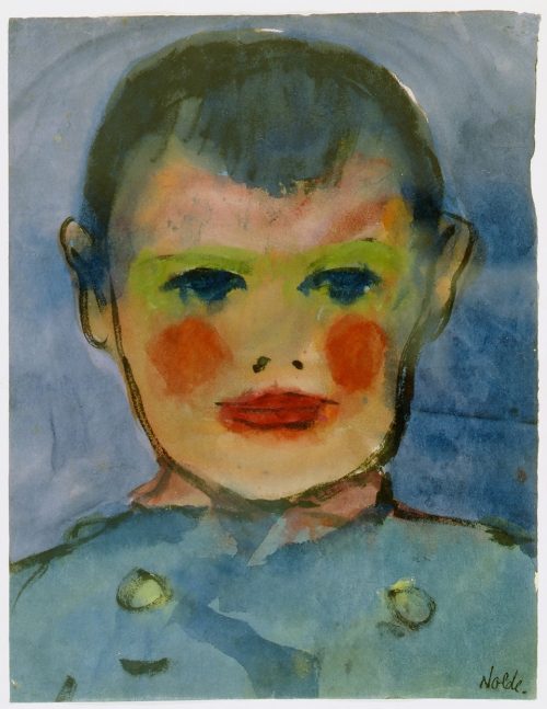 Nolde, Emil: Knabenkopf, 1920
