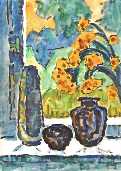 Schmidt-Rottluff, Karl: Das Fenster zum Garten