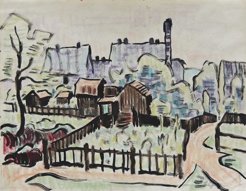 Schmidt-Rottluff, Karl: Weg ins Dorf