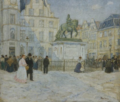 Stern, Max: Marktplatz mit Jan Wellem