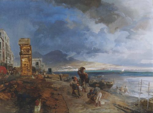 Achenbach, Oswald: Am Golf von Neapel, 1878