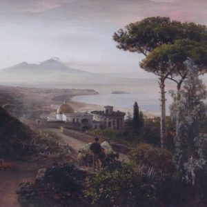 Achenbach, Oswald: Golf von Neapel im Morgenlicht, 1884
