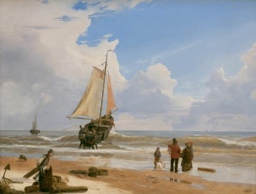 Andreas Achenbach: "Am Strand", 1836