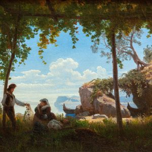 Achenbach, Oswald: "Oberitalienische Landschaft", 1849