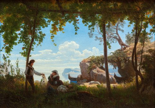 Achenbach, Oswald: "Oberitalienische Landschaft", 1849