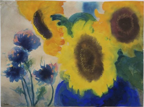 Nolde, Emil: Sonnenblumen