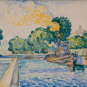 Paul Signac: Die Seine bei Fontainebleau, 1900