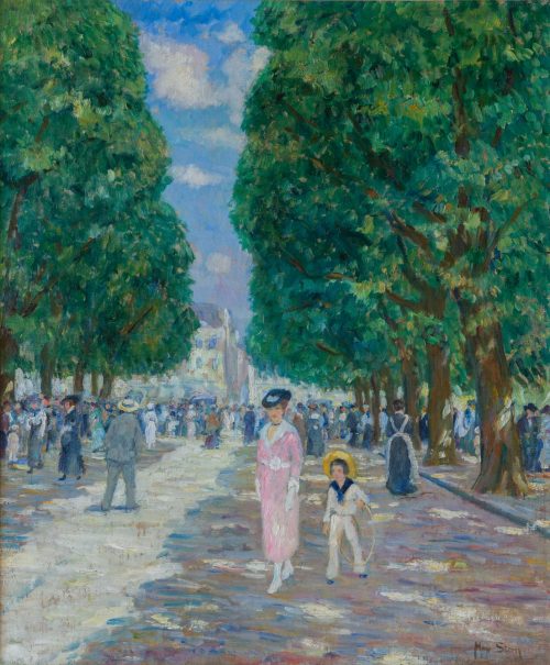 Max Stern: Im Düsseldorfer Hofgarten